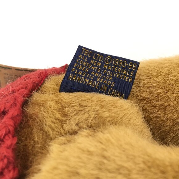 NWT Boyds Bear Arlo Plush Bear With Red Sweater 1364 Size 8" 1996 Pooh Looking - Picture 9 of 10